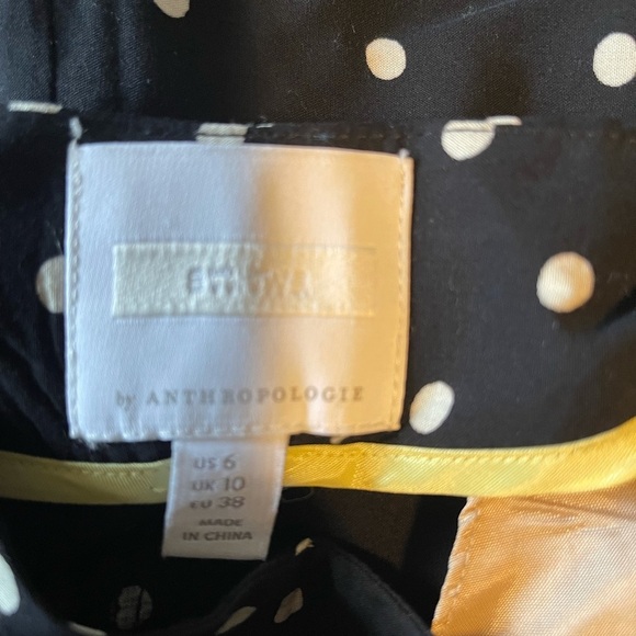 Anthropologie Ett twa Wide Leg Pants With Flowers Chesapeake - Picture 6 of 7